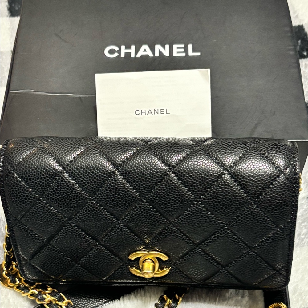 Chanel wallet on a chain